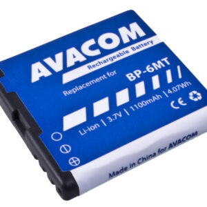 Batéria AVACOM GSNO-BP6MT-S1100A do mobilu Nokia E51, N81, N81 8GB, N82, Li-Ion 3,6 V 1100mAh