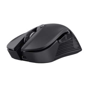 TRUST GXT931/Herná/Laserová/Pre pravákov/7 200 DPI/Drôtová+bezdrôtová/Čierna