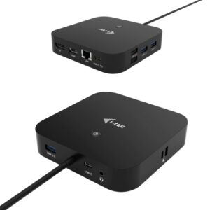 i-tec USB-C HDMI DP Docking Station with Power Delivery 100W