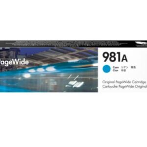 HP 981A - azúrová atramentová kazeta, J3M68A