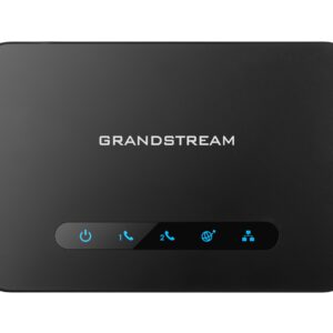 Grandstream HT812 (ATA), 2x FXS, 2 SIP účty, 1x Gbit LAN, NAT router, 3-cestná konf., auto-provis.