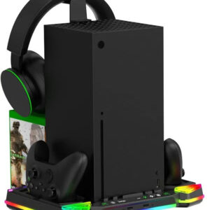 iPega XBX025S Multifunkčný Nabíjací RGB Stojan s Chladením pre Xbox