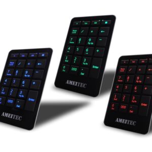 AMEI klávesnica AM-KN101B Professional Letter Blue Illuminated digitálny kľúč