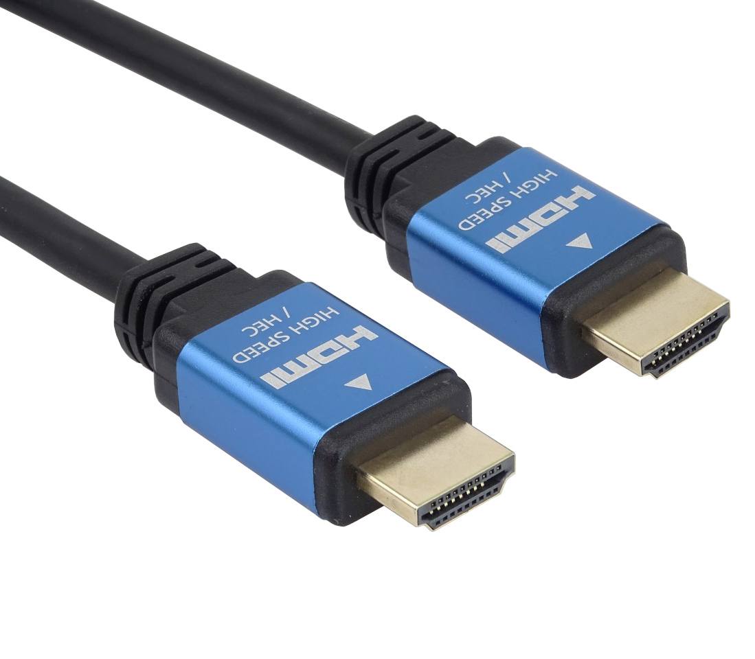 PremiumCord Ultra kábel HDMI 2.0b kovové, 1,5m