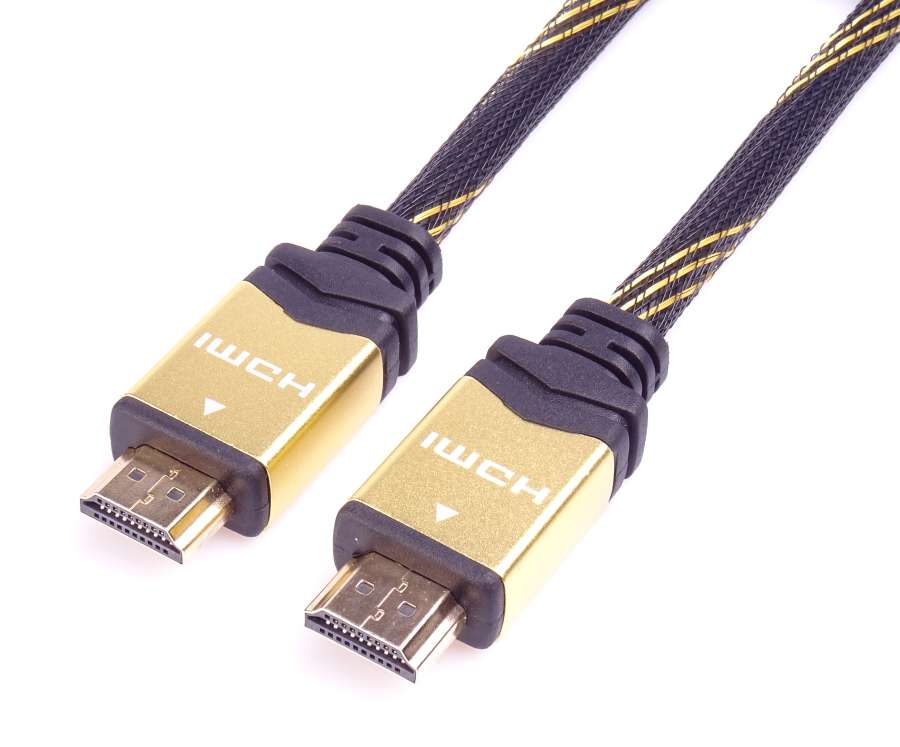 PremiumCord dizajnový HDMI 2.0 kábel, pozlátené konektory, 2m