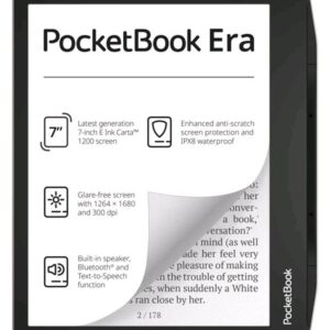 E-book POCKETBOOK 700 ERA, 16GB, Stardust Silver, strieborný