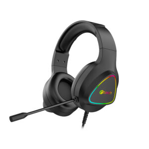 Herné slúchadlá C-TECH Midas (GHS-17BK), casual gaming, RGB podsvietenie, čierna