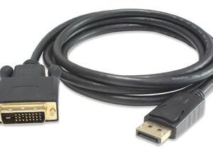 PremiumCord DisplayPort na DVI kábel 5m, tieň. M/M