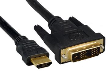 PremiumCord Kábel HDMI A - DVI-D M/M 5m