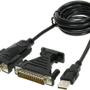 PremiumCord USB 2.0 - RS 232 prevodník krátky, osadený chipom od firmy FTDI