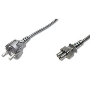 PremiumCord Kábel sieťový 230V k notebooku 2m, trojlístok "Mickey Mouse", rovná zástrčka