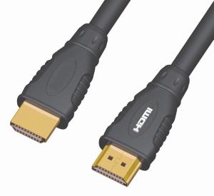 PremiumCord Kábel HDMI A - HDMI A M/M 2m,zlac.kon.