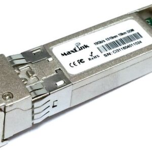 MaxLink 10G SFP+ optický modul, vonkajšie -40 ° C, SM, 1310nm, 10km, 2x LC konektor, DDM