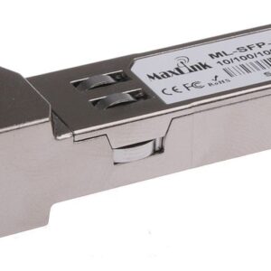 MaxLink SFP 10/100/1000M metalický modul, RJ-45, 100m, 1Gbps