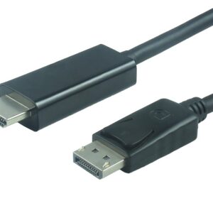 PremiumCord DisplayPort na HDMI kábel 5m M/M