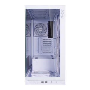 Adata XPG INVADER X BTF/Midi Tower/Transpar./Biela
