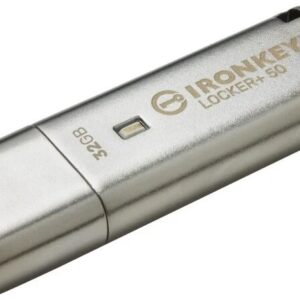 Kingston IronKey Locker+ 50/32GB/USB 3.1/USB-A/Strieborná
