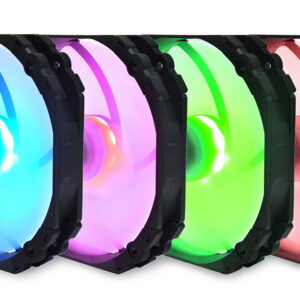 SCYTHE KF1425FD18R-P Kaze Flex 140 mm Round RGB PWM Fan 300-1800 rpm