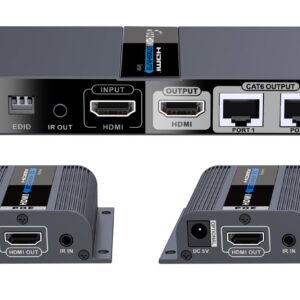 PremiumCord HDMI 1-2 splitter+extender po CAT6/6a/
