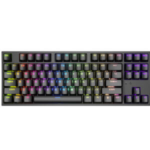 Genesis herná mechanická klávesnica THOR 404/RGB/Khail Box Brown/Drôtová USB/US layout/Čierna