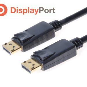 PremiumCord DisplayPort 1.2 prípojný kábel M/M, pozlátené konektory, 5m