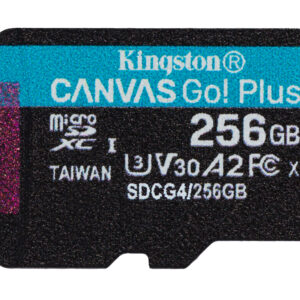 Kingston Canvas Go Plus A2/Micro SDXC/256GB/UHS-I U3 / Class 10