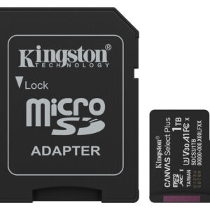 Kingston Canvas Select Plus/Micro SDXC/1TB/UHS-I U3 / Class 10/+ Adaptér