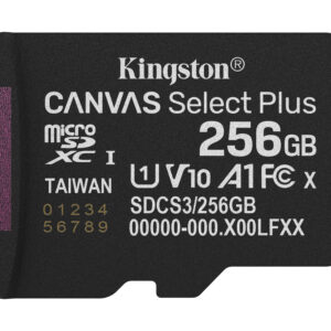 Kingston Canvas Select Plus/Micro SDXC/256GB/UHS-I U1 / Class 10