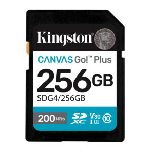 Kingston Canvas Go Plus/SDXC/256 GB/UHS-I U3 / Class 10