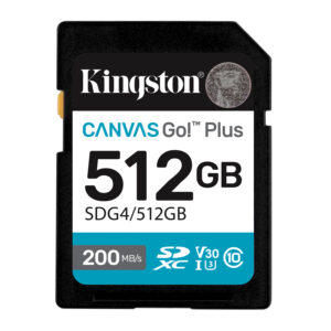 Kingston Canvas Go Plus/SDXC/512GB/UHS-I U3 / Class 10