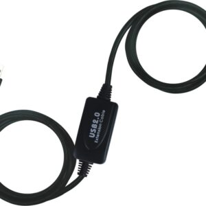 PremiumCord USB 2.0 repeater a prepojovací kábel A/M-B/M 10m