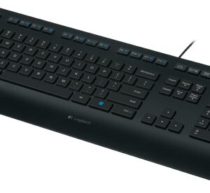 Logitech K280e/Drôtová USB/US layout/Čierna