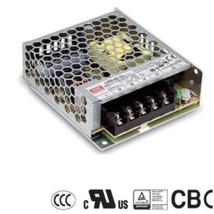 MEANWELL - LRS-75-24 - Priemyselný napájací spínaný zdroj uzavretý 24V 75W