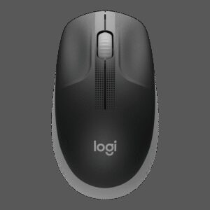 Logitech M190/Kancelárska/Optická/1 000 DPI/Bezdrôtová USB/Šedá