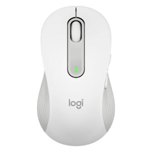 Logitech M650L/Kancelárska/Laserová/Pre ľavákov/Bezdrôtová USB + Bluetooth/Biela