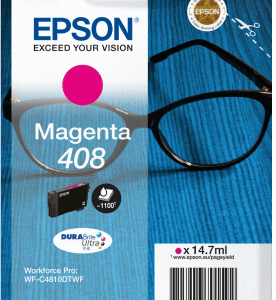 EPSON Singlepack Magenta 408 DURABrite Ultra Ink