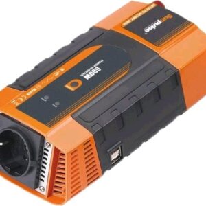 Menič napätia Carspa PID400 12V/230V+USB 400W, modifikovaná sínus, digitálny display