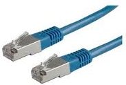 Patchkábel S/FTP, Cat6, 2xRJ45, 2m modrý
