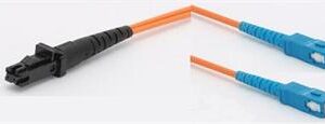 Optický patchkábel duplex MTRJ-SC 50/125 um MM, 3m, OM2