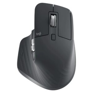 Logitech MX Master 3S/Kancelárska/Laserová/Pre pravákov/8 000 DPI/USB+BT/Grafitová