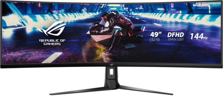 ASUS ROG/Strix XG49VQ/49"/VA/3840x1080/144Hz/4ms/Black/3R