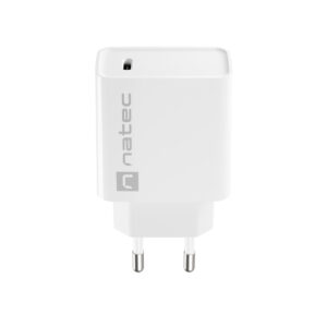 Univerzálna nabíjačka Natec RIBERA 20W 1X USB-C, biela