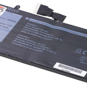 Batéria T6 Power Dell Latitude 12 5285, 5290 2in1, 5500mAh, 42Wh, 4cell, Li-pol