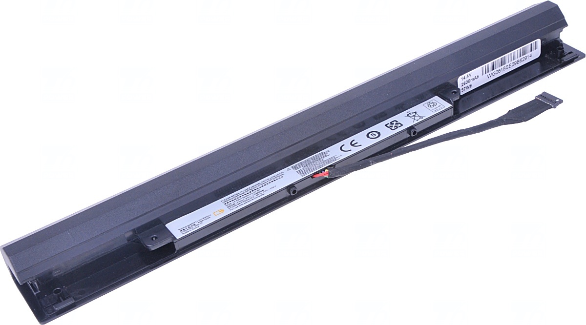 Batéria T6 Power Lenovo IdeaPad 300-14IBR, 300-14ISK, 300-15IBR, 300-15ISK, 2600mAh, 37Wh, 4cell