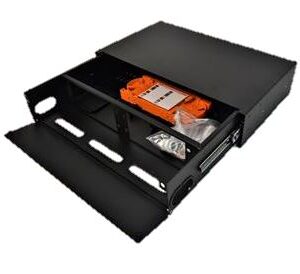 19“ Opt. vaňa modulárna 2U bez čiel