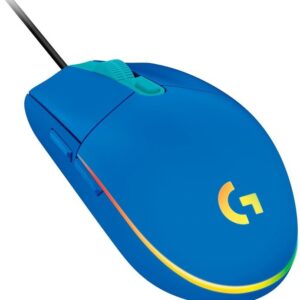 Logitech G102 Lightsync/Herná/Optická/8 000 DPI/Drôtová USB/Modrá