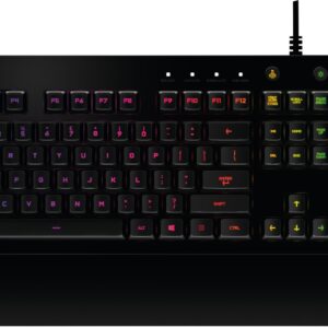 Logitech G213/Drôtová USB/US layout/Čierna