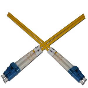 Optický patchkábel duplexný, LC-LC 9/125um SM, 0,5 m, OS2