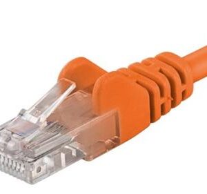 Patch kábel UTP RJ45-RJ45 level CAT6, 3m, oranžová
