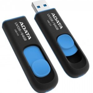 ADATA UV128/64GB/USB 3.2/USB-A/Modrá
